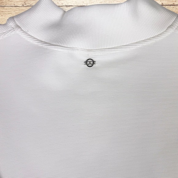 CALIA Women's Elevate Ottoman Wedge Mock Neck Funnel Pullover NWT Size XXL White - Picture 8 of 11